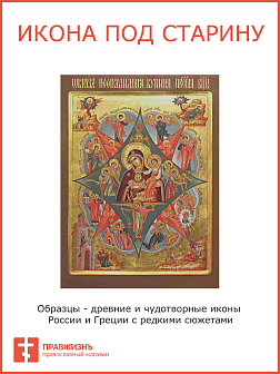 Икона Неопалимая Купина Пресвятая Богородица