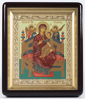 Икона Пресвятой Богородицы ВСЕЦАРИЦА (Пантанасса) (КИОТ, ЗОЛОЧЕНИЕ)