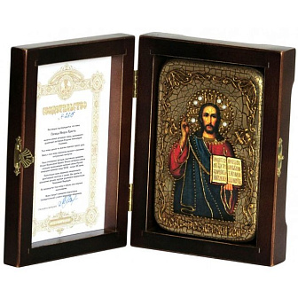 Икона Господь Вседержитель ручной работы