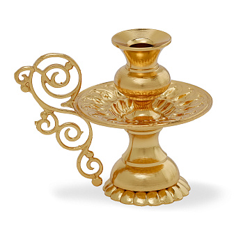 Подсвечник номерной №3 золочение