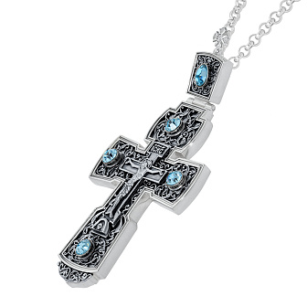 Крест наперсный №172 / серебрение