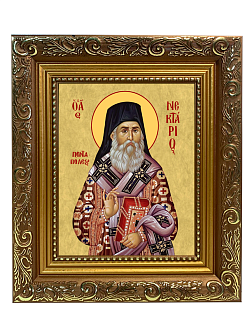 Образ святого Нектария (Кефаласа), митрополита Эгинского и Пентапольского, 09Н9