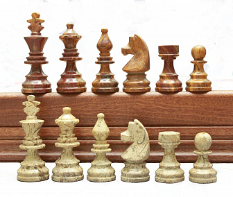 Шахматы каменные Американские (высота короля 3,50")