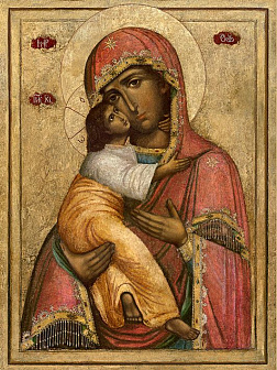 Икона Богородица Умиление