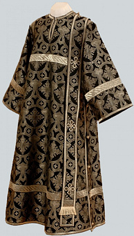 Облачение диаконское парча вышитый крест
