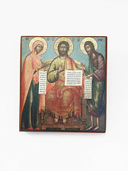 Икона под старину Деисус, Спаситель, Богородица, Иоан Креститель