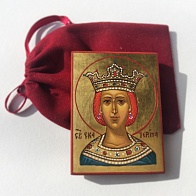 Дорожная икона "Святая Великомученица Екатерина"