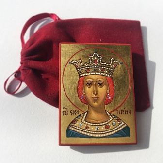 Дорожная икона Святая Великомученица Екатерина
