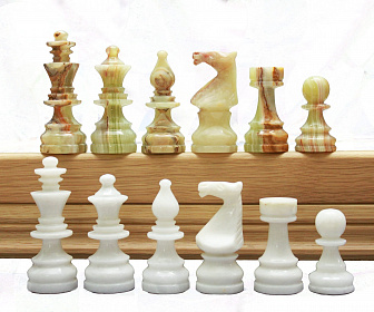 Шахматы каменные Европейские (высота короля 3,50")