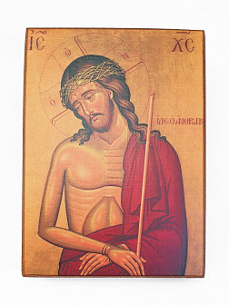 Икона под старину Спаситель в терновом венце