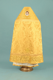 Облачение иерейское №21 комбинированное (парча/глазет) вышитое а/м