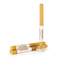 Свеча с травами катаная из вощины, Крапива