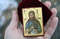 Дорожная икона "Пророк Предтеча и Креститель Господень Иоанн"