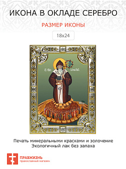 Икона Патрик (Патрикий) просветитель Ирландии, равноапостольный Икона Патрик (Патрикий) просветитель Ирландии, равноапостольный