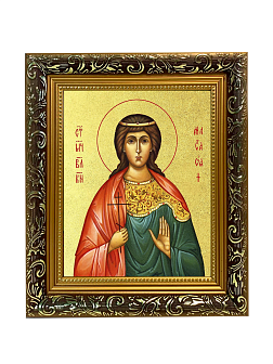 Икона "Анастасия", св. мц., вел. кнг., с золочением поталью, 10003-УЛ