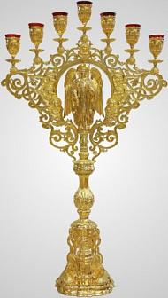Семисвечник запрестольный №9 золочение