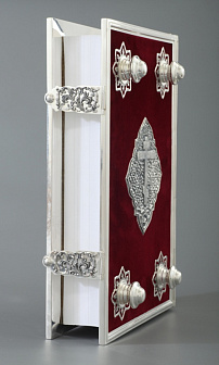 Евангелие гальванопластика, литье серебро (УИН) Евангелие гальванопластика, литье серебро (УИН)