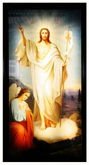 Киот запрестольный №1 большой Воскресение Христово 1