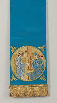 Закладка в Евангелие шелк №5 икона вышивка автомат