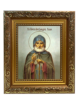 Образ святого Александра Свирского, преподобного, 09004 Образ святого Александра Свирского, преподобного, 09004