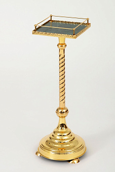 Подставка под дикирий-трикирий золочение каменное основание Подставка под дикирий-трикирий золочение каменное основание