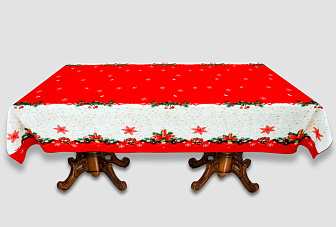 Скатерть рождественская 180 х 135 (сублимационная печать)