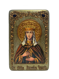 Икона ЛЮДМИЛА Чешская, Княгиня, Мученица (ПОДАРОЧНАЯ)