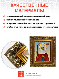 Икона Стефанида Стефания Дамасская Мученица на холсте 202 Икона Стефанида Стефания Дамасская Мученица на холсте 202