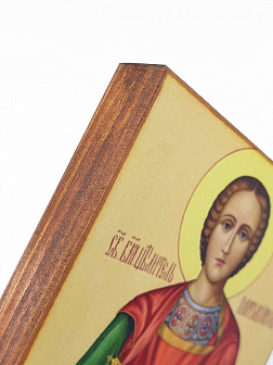Икона под старину Святой Пантелеймон Целитель