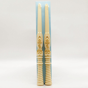 Свечи Венчальные Большие, БЕЛЫЕ