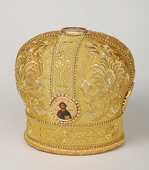 Митра №125 глазет вышивка а/м фоторамки, стр.дорожки, в футляре