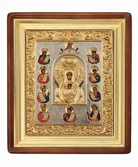 Икона ''Богородица Знамение'' писаная