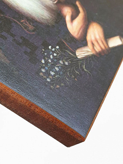 Икона под старину Преподобный Агапит Печерский