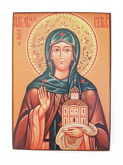 Икона под старину Преподобная Ангелина Сербская