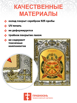 Икона складень Всевидящее Око и Ангел Хранитель 1114