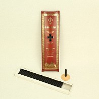 Кадильные свечи малые, 26шт, с подставкой (45мм), Кедр