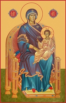 Икона ''Божией Матери на Престоле''