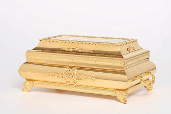 Ковчег для частиц святых мощей №3 золочение