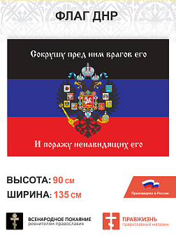 Набор флагов За Донецк сетка 3 шт.