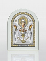 Икона Пресвятой Богородицы НЕУПИВАЕМАЯ ЧАША (СЕРЕБРО)
