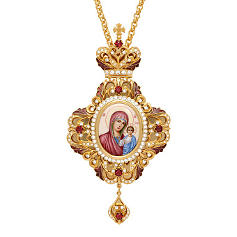 Панагия №25 эмаль / золочение