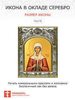 Икона Стефанида Дамасская Мученица