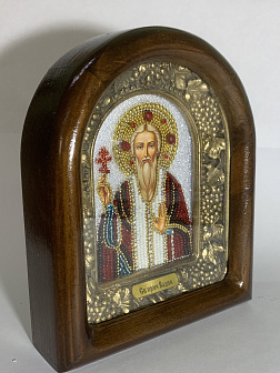 Икона именная Вадим Персидский Преподобномученик 036 17 см Литография A-0032-1_YAP