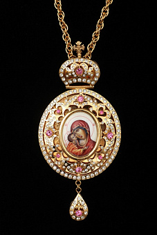 Панагия №91 / золочение / серебро (УИН)