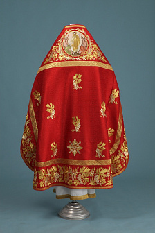 Облачение иерейское №27 глазет вышивка а/м, пришивной галун