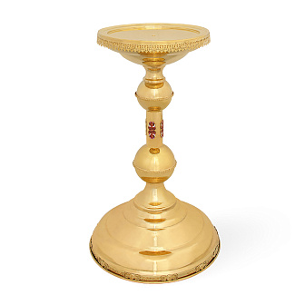 Подставка под блюдо всеношное №1 золочение эмаль