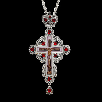 Крест наперсный №153 / серебрение