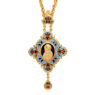 Панагия штампованная / золочение