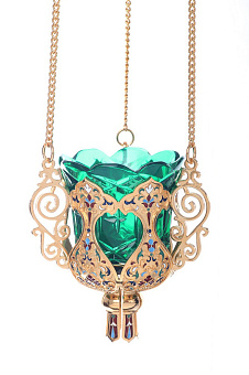 Лампада филигранная №29 эмаль / золочение Лампада филигранная №29 эмаль / золочение