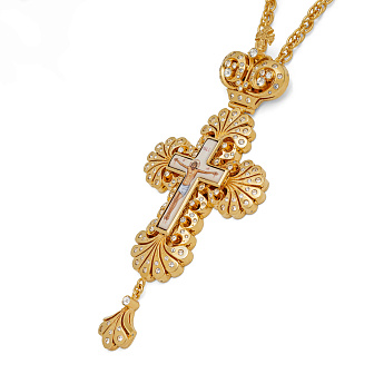 Крест наперсный №63 / золочение